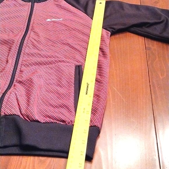 Ben Sherman Track Jacket, Brown with Red Plaid inset, Size Large, Men's - Picture 6 of 8